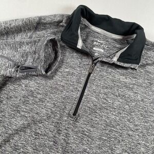 Nike‎ Running Element Dri-FIT Half Zip Pullover Top Women's Gray Heather M